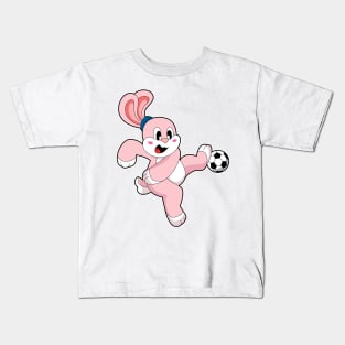 Rabbit Soccer Soccer player Kids T-Shirt